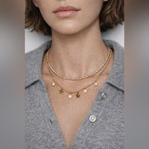 Gold Star Charm Necklace